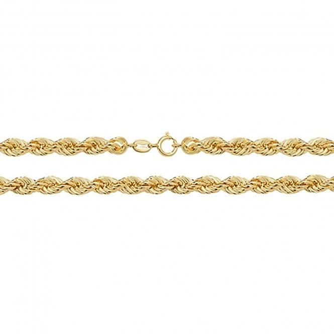 9CT Gold Rope Chain CH204 - Elegant Luxury – Acotis Jewellery
